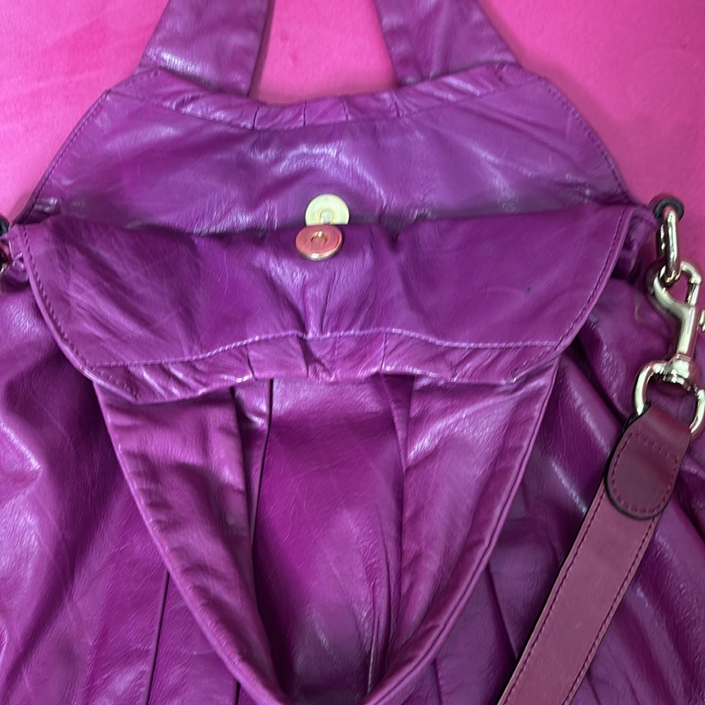 Vintage Authentic 💯% Gucci Purple Hysteria Hobo Crossbody Bag - Picture 3 of 6